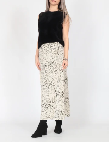 Fusta Vero Moda, crem