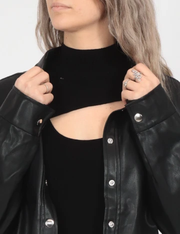 Jacheta Only, negru Negru