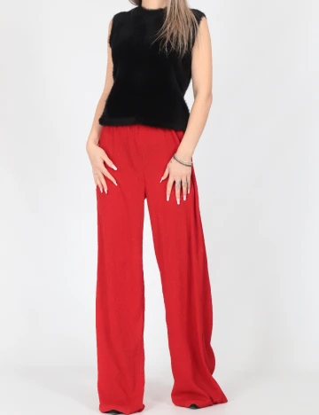 Pantaloni Vero Moda, rosu