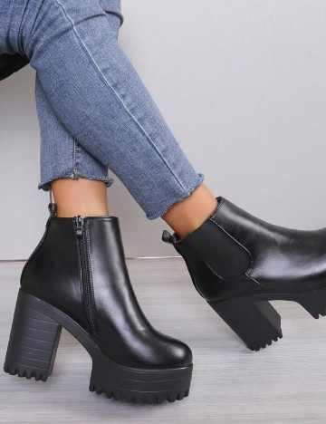 
						Botine SHEIN, negru