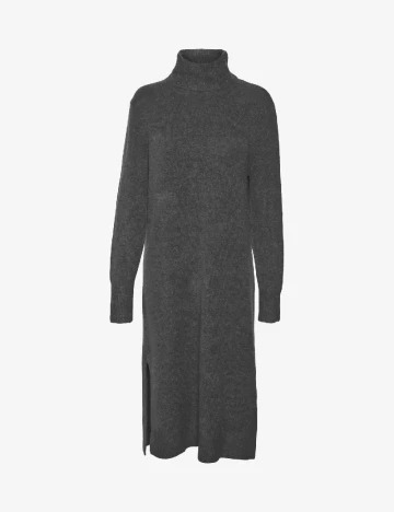 Rochie medie Vero Moda, gri inchis