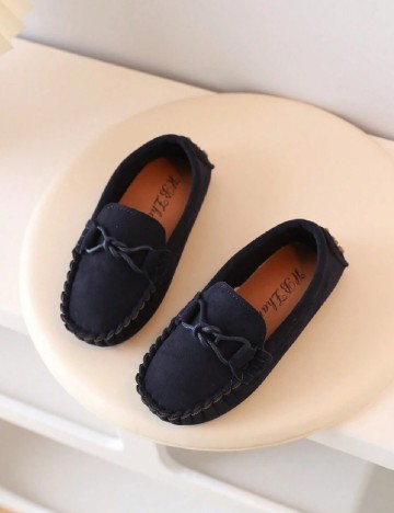 Mocasini Shein Kids, bleumarin