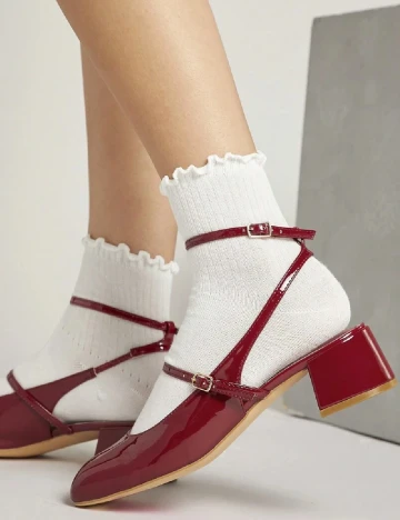 Pantofi SHEIN, rosu