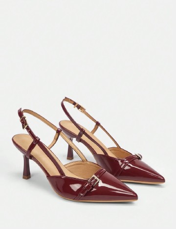 
						Pantofi SHEIN, visiniu