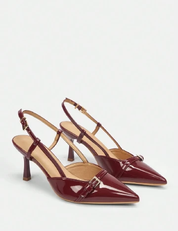 Pantofi SHEIN, visiniu