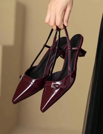 Pantofi SHEIN, pruna
