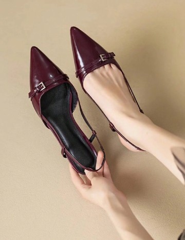 Pantofi SHEIN, pruna