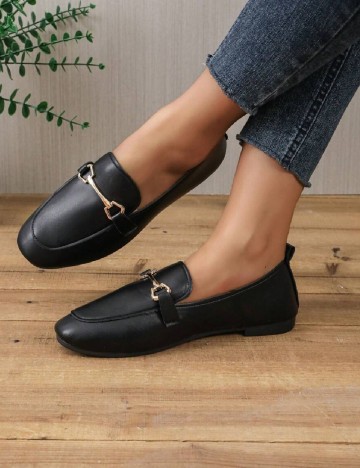 
						Mocasini SHEIN, negru