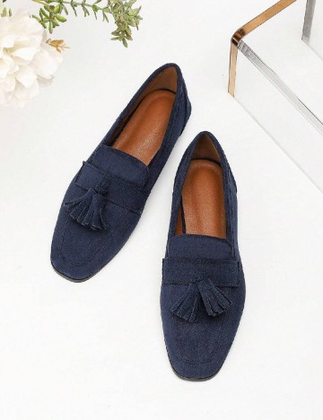 
						Mocasini SHEIN, bleumarin