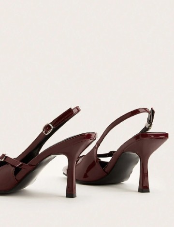 Pantofi SHEIN, visiniu