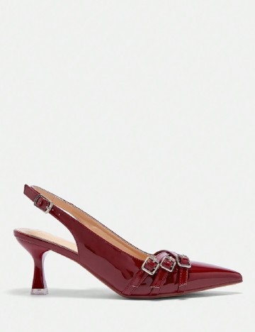 Pantofi SHEIN, visiniu