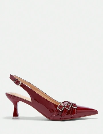Pantofi SHEIN, visiniu