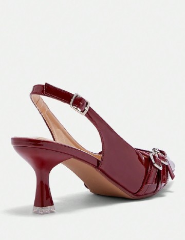 Pantofi SHEIN, visiniu