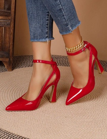 
						Pantofi SHEIN, rosu