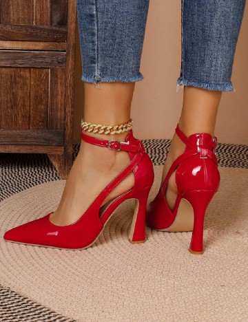 Pantofi SHEIN, rosu