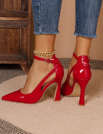 Pantofi SHEIN, rosu Rosu