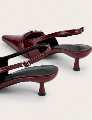 Pantofi SHEIN, visiniu