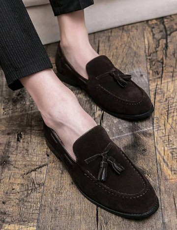 
						Mocasini SHEIN, maro