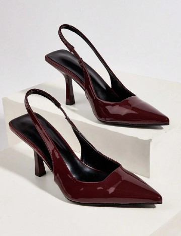 
						Pantofi SHEIN, visiniu