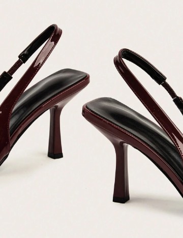 Pantofi SHEIN, visiniu