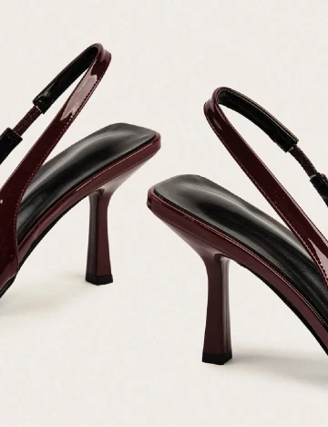 Pantofi SHEIN, visiniu