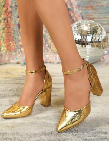 Pantofi SHEIN, auriu