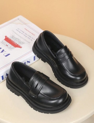 
						Mocasini Shein Kids, negru
