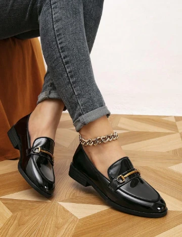 Mocasini SHEIN, negru