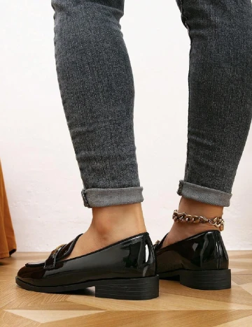 Mocasini SHEIN, negru