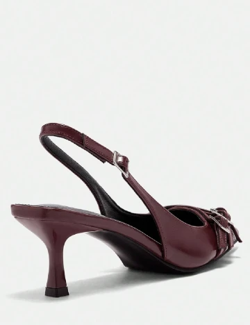 Pantofi SHEIN, visiniu