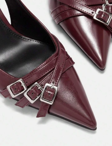 Pantofi SHEIN, visiniu