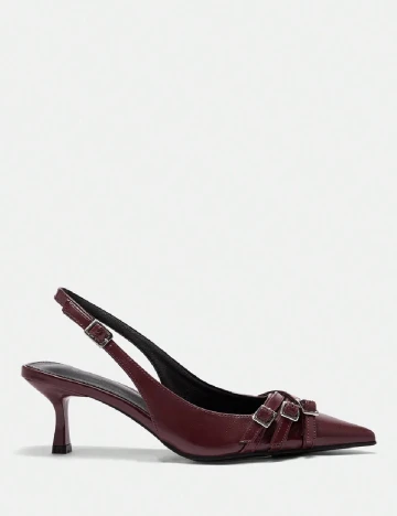 Pantofi SHEIN, visiniu