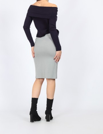 Fusta Vero Moda, gri