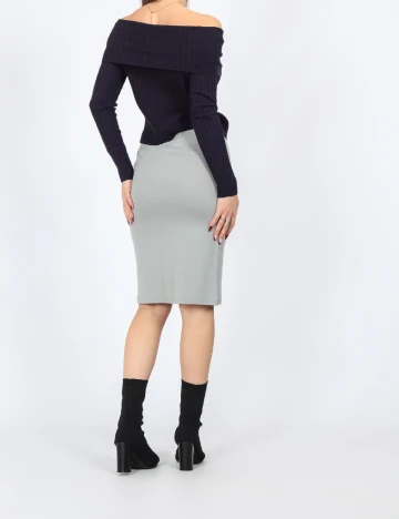 Fusta Vero Moda, gri