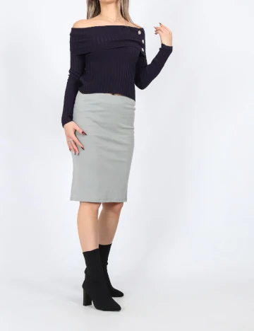 Fusta Vero Moda, gri