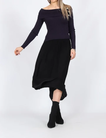 Fusta Vero Moda, negru Negru
