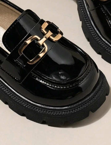 Mocasini Shein Kids, negru