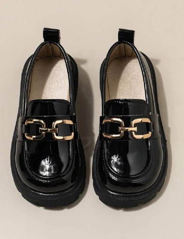 Mocasini Shein Kids, negru