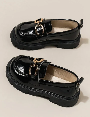 Mocasini Shein Kids, negru