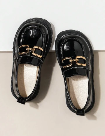 Mocasini Shein Kids, negru