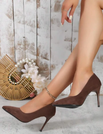 Pantofi SHEIN, maro