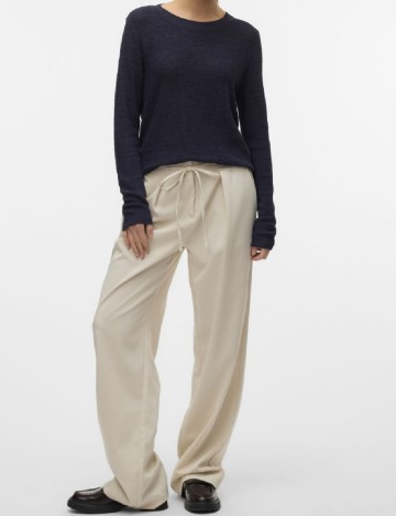 
						Pantaloni Vero Moda, crem