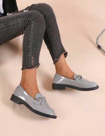 Mocasini SHEIN, gri