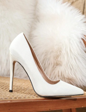 Pantofi SHEIN, alb