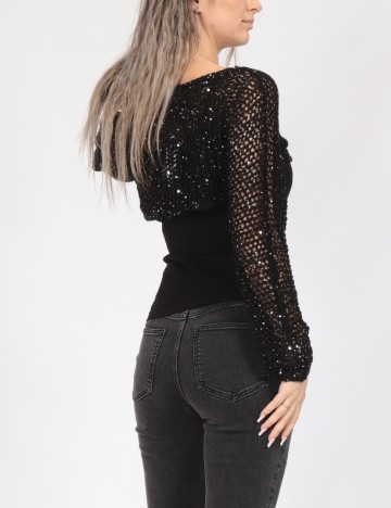 Top Vero Moda, negru