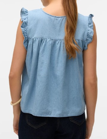 Bluza Vero Moda, albastru