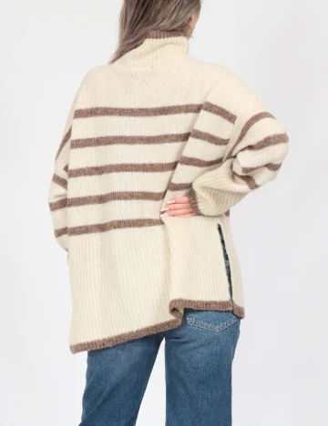 Pulover Oversize Vero Moda, crem