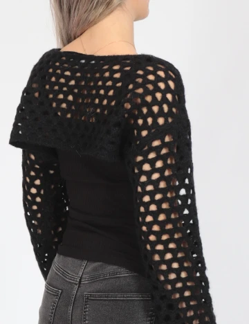 Top Vero Moda, negru