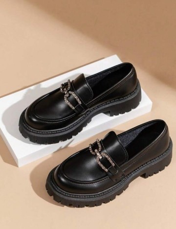 Mocasini SHEIN, negru