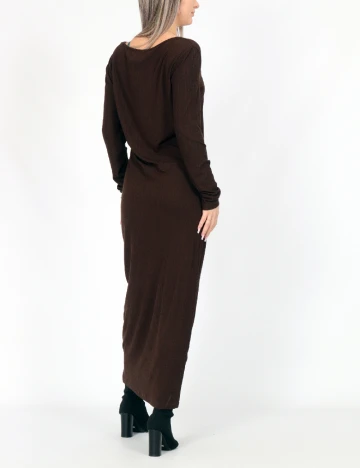 Rochie lunga Vero Moda, maro
